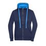 Ladies' Lifestyle Zip-Hoody navy/cobalt XXL