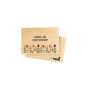 Plantbare Visitekaartjes & Hangtags - Lichtbruin 70 x 50 mm