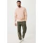 IQONIQ Etosha lichtgewicht gerecycled katoen sweater, peach nectar (S)