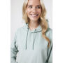 IQONIQ Trivor gerecycled polyester fleece hoodie, iceberg green (L) IQONIQ Trivor gerecycled polyester fleece hoodie, iceberg green (L)