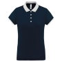 Dames-sportpolo Sporty Navy / White XS
