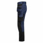 2391 Trousers stretch hp navy/zwart D124