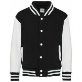 jet black / white