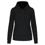 Ecologische damessweater met capuchon Black XXL