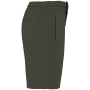 Ecologische herenshort French Terry Washed Organic Khaki 4XL