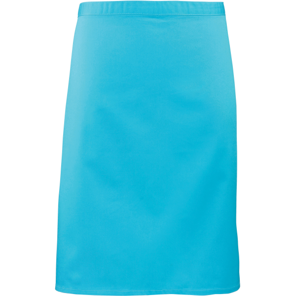 Halflang heupschort "Colours" Turquoise One Size Halflang heupschort "Colours" Turquoise One Size