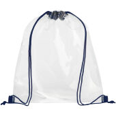 Lancaster transparante premium rugzak 5L - Navy/Transparant