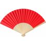 Bamboe handwaaier Elio rood Bamboe handwaaier Elio rood