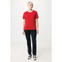 IQONIQ Yala dames lichtgewicht gerecycled katoen t-shirt, rood (L)
