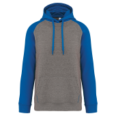 Grey heather/Sporty royal blue