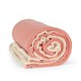Plaid van sherpa Praline Rose one size