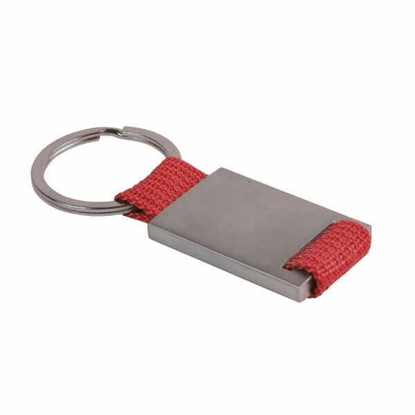 Metalen sleutelhanger Tondoe | Nylon | 8,7×3,5×5cm | In geschenkdoos | Rood Metalen sleutelhanger Tondoe | Nylon | 8,7×3,5×5cm | In geschenkdoos | Rood