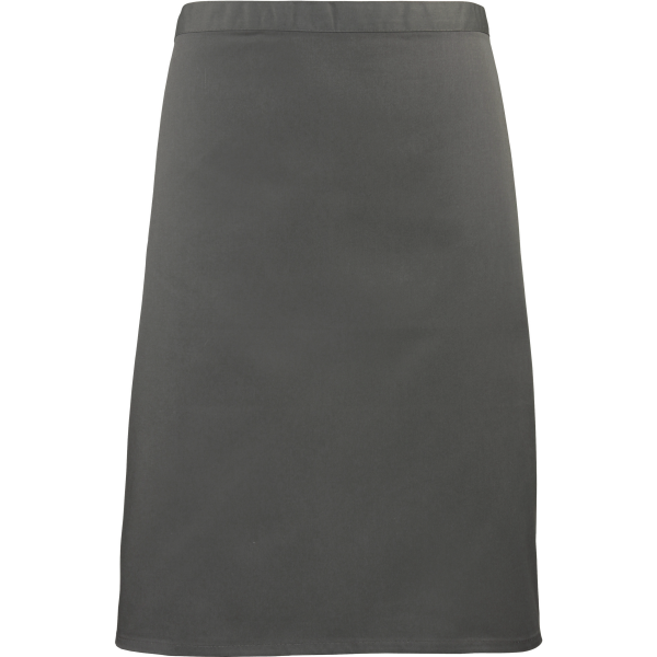 Halflang heupschort "Colours" Dark Grey One Size Halflang heupschort "Colours" Dark Grey One Size