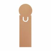 Boekenlegger Clay | Karton - bruin