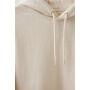 IQONIQ Torres gerecycled katoen hoodie ongeverfd, natural raw (XL)