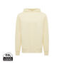 IQONIQ Yengo recycled katoen hoodie met steekzakken, cream yellow (XS)