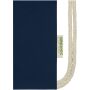 Odisha 140 g/m² OCS biologisch katoenen trekkoordtas 5L - Marineblauw