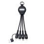 6-in-1 oplaadkabel met licht REEVES-PUHALANI SWITCH - zwart, wit 6-in-1 oplaadkabel met licht REEVES-PUHALANI SWITCH - zwart, wit