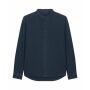 Worker Shirt - Het unisex relaxed overhemd - G.Dyed Navy (XL)