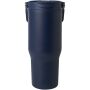 Bronx 900 ml RCS gecertificeerde, vacuüm geïsoleerde beker van gerecycled roestvrij staal en koper met deksel met dubbele functie - Navy