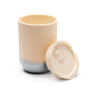 LINDE Dubbelwandige beker PP, RVS 290 ml - beige