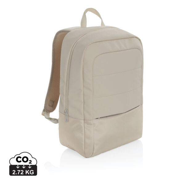 Armond AWARE™ RPET 15.6 inch standard laptop backpack, beige