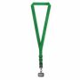 Geweven verstelbare crossbody telefoonhouder met gegraveerde metalen logoplaat