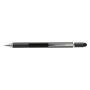 5-in-1 aluminium toolpen, zwart