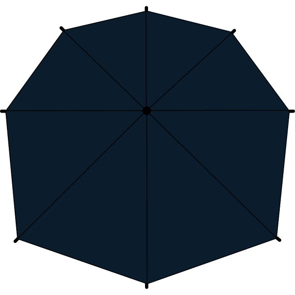 STORMaxi - Aerodynamische Sturm Regenschirm - Handöffnung - Windsicher - 92 cm - Navy Blau STORMaxi - Aerodynamische Sturm Regenschirm - Handöffnung - Windsicher - 92 cm - Navy Blau