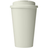 Americano® Renew geïsoleerde 350 ml beker met knoeibestendig deksel - Ivoorwit