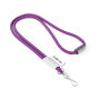 Polyester 2-kleurige koord-lanyard met full color label