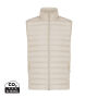 Iqoniq Meru heren gerecycled polyester bodywarmer, beige (XL)