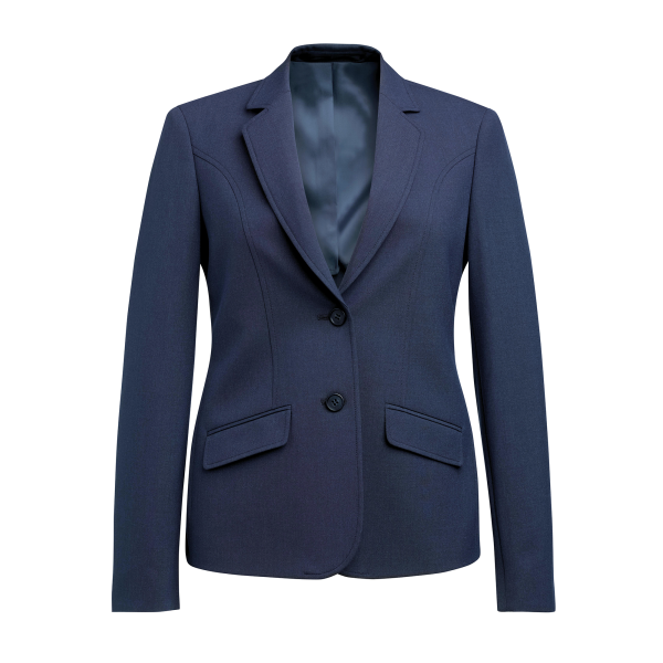 Dames Slim-fit blazer met gerecycled polyester