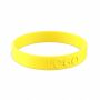Gepersonaliseerde siliconen polsbandjes (12 mm breed)