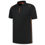 Poloshirt Accent BlackOrange