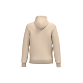 Gerecycled sweater met rits en capuchon uniseks Light Sand 5XL
