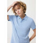 IQONIQ Yosemite gerecycled katoen pique polo, sky blue (XL)