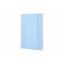 A5-notitieboek van PU - Pastel blauw
