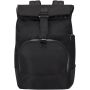 Rhine GRS gerecycled 38,1 cm rolltop rugzak 18 l - Zwart