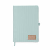 CORDI NOTE - A5 RPET corduroy notitieboek - Babyblauw