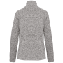 Heather damesvest met rits Light Grey Melange 3XL