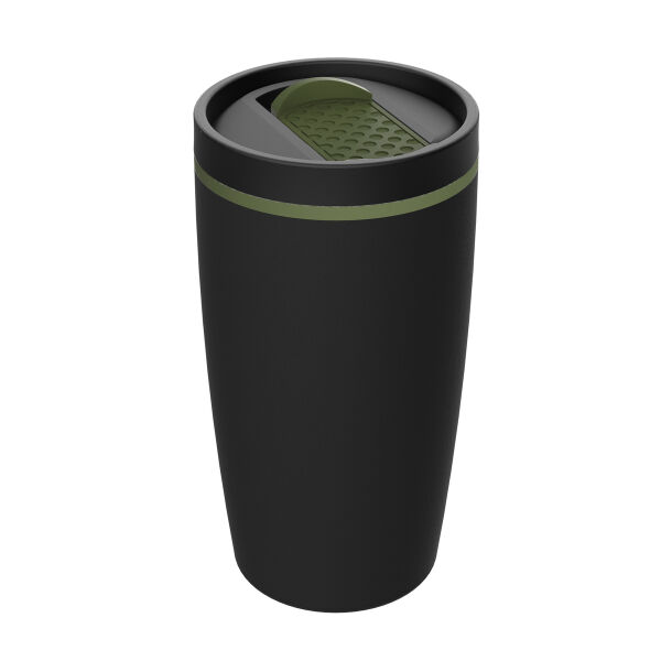 Thermo mug RETUMBLER-METZ - olive green, black Thermo mug RETUMBLER-METZ - olive green, black
