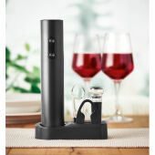 VINO SET - Elektrische wijnopener set - Zwart