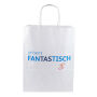 Paper handbags twisted handle white XXL (A2) 44 x 14 sx 50 cm