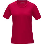 Azurite dames T-shirt met korte mouwen biologisch textiel - Rood - XS