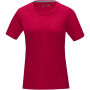 Azurite dames T-shirt met korte mouwen biologisch textiel - Rood - XS