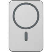 Avis 10.000 mAh RCS powerbank van gerecycled aluminium met magnetische aansluiting - Zilver Avis 10.000 mAh RCS powerbank van gerecycled aluminium met magnetische aansluiting - Zilver