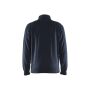 Sweatshirt bi-colour met halve rits Sweatshirt bi-colour met halve rits