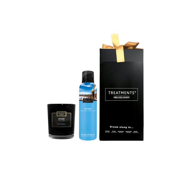 TREATMENTS® Giftbox Shower Foam & Candle - Uyuni TREATMENTS® Giftbox Shower Foam & Candle - Uyuni