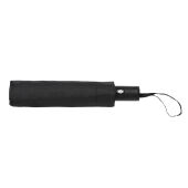 21" Impact AWARE™ RPET 190T auto open/dicht paraplu, zwart
